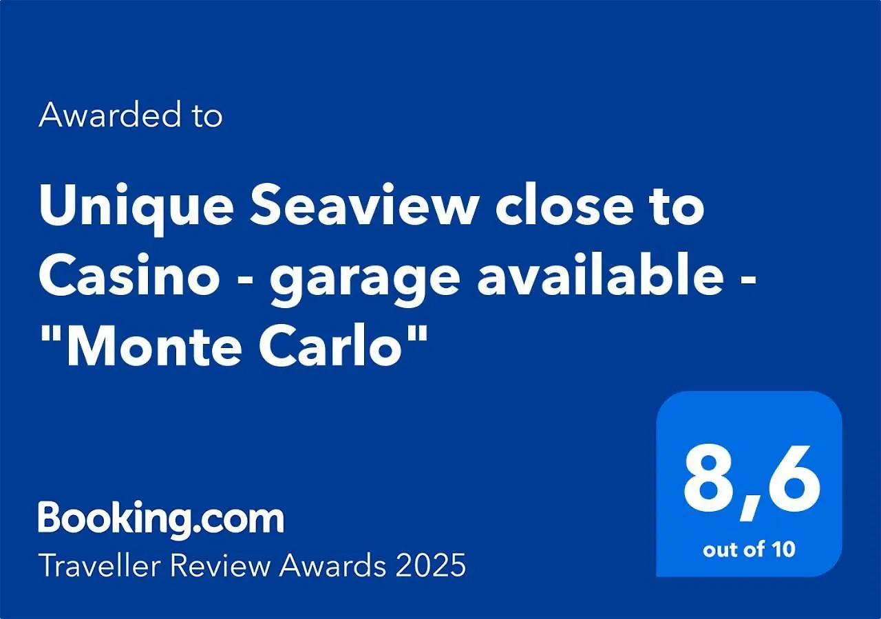 Apartment Unique Seaview Close To Casino - Garage Available - 